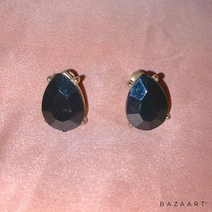 Black Gem Earrings